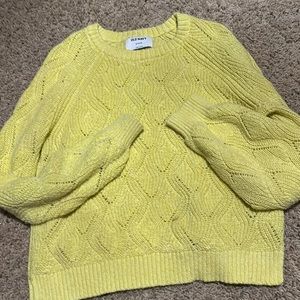 Yellow sweater
